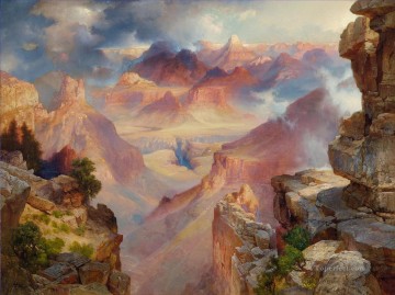 風景 Painting - グランドキャニオンの山